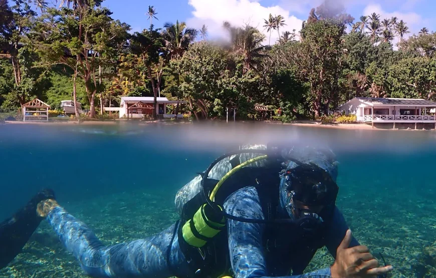 Fishing at Salt Diver Fiji